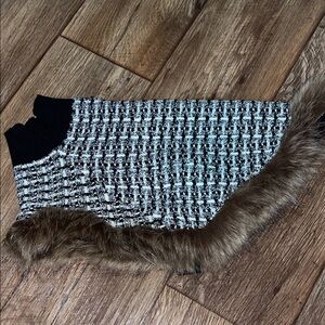 Unipup Sweater and Fur Coverup Dog Size M-L